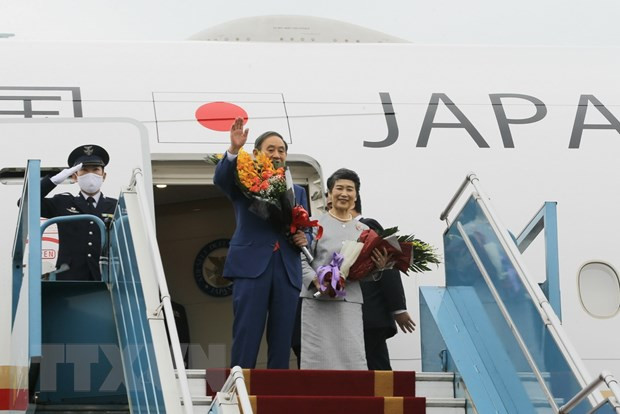 Primer ministro japonés concluye visita a Vietnam ảnh 1 Primer ministro japonés concluye visita a Vietnam ảnh 1