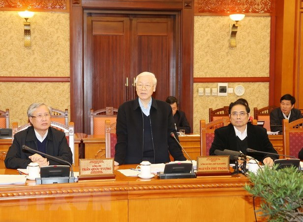 Máximo dirigente partidista de Vietnam exhorta a acelerar reformas de sistema político ảnh 1 Máximo dirigente partidista de Vietnam exhorta a acelerar reformas de sistema político ảnh 1