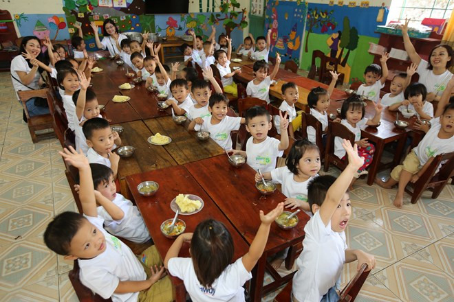 Vietnam despliega proyecto para que más niños accedan al jardín de infancia ảnh 1