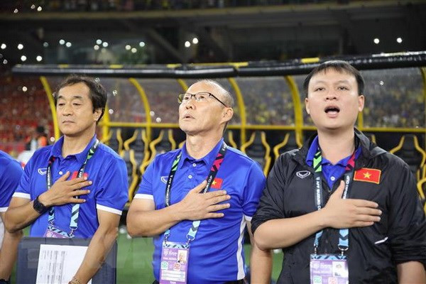 Selección de fútbol vietnamita confirma mayores esfuerzos en la final de AFF Suzuki Cup ảnh 1 Selección de fútbol vietnamita confirma mayores esfuerzos en la final de AFF Suzuki Cup ảnh 1