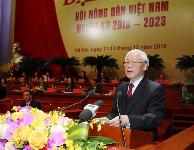Máximo dirigente político de Vietnam resalta papel de agricultores ảnh 1 Máximo dirigente político de Vietnam resalta papel de agricultores ảnh 1