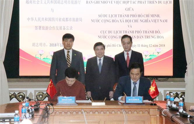 Ciudad Ho Chi Minh y urbe china de Chengdu intensifican lazos comerciales e inversionistas ảnh 1 Ciudad Ho Chi Minh y urbe china de Chengdu intensifican lazos comerciales e inversionistas ảnh 1