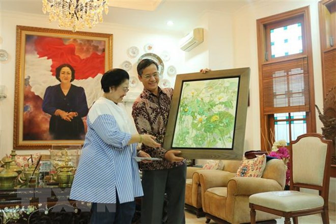 Líder partidista de Indonesia propone fomento de nexos con Vietnam ảnh 1 Líder partidista de Indonesia propone fomento de nexos con Vietnam ảnh 1