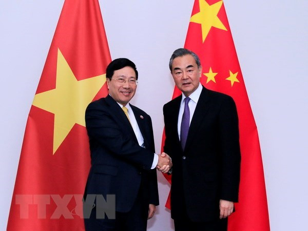Ministros de Relaciones Exteriores de Vietnam y China se reúnen en Vientiane ảnh 1 Ministros de Relaciones Exteriores de Vietnam y China se reúnen en Vientiane ảnh 1