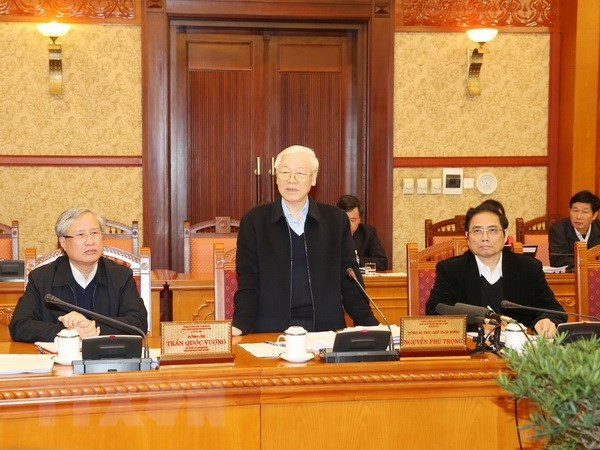 Máximo dirigente partidista y estatal de Vietnam exhorta a elevar calidad de militantes ảnh 1 Máximo dirigente partidista y estatal de Vietnam exhorta a elevar calidad de militantes ảnh 1