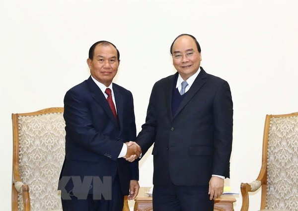 Premier vietnamita recibe al ministro de Justicia de Laos ảnh 1