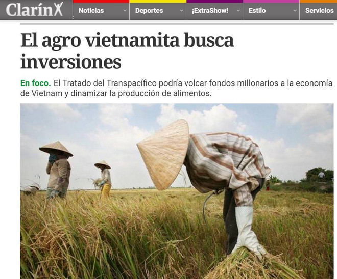 Prensa argentina: El agro vietnamita busca inversiones ảnh 1 Prensa argentina: El agro vietnamita busca inversiones ảnh 1