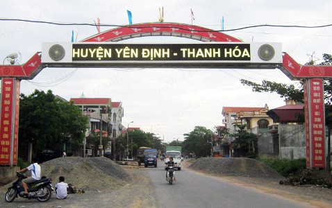 Primer distrito de Thanh Hoa declarado como nuevo campo ảnh 1 Primer distrito de Thanh Hoa declarado como nuevo campo ảnh 1