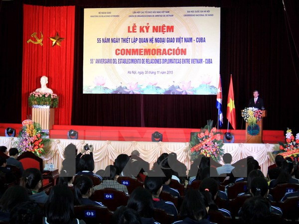 Orgullosos Cuba y Vietnam por fruto de 55 años de hermandad ejemplar ảnh 1 Orgullosos Cuba y Vietnam por fruto de 55 años de hermandad ejemplar ảnh 1