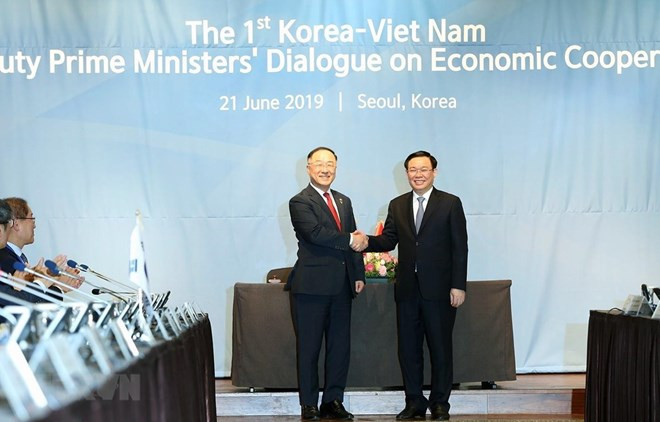 Efectúan Vietnam y Corea del Sur primer Diálogo Económico a nivel de viceprimer ministro ảnh 1 Efectúan Vietnam y Corea del Sur primer Diálogo Económico a nivel de viceprimer ministro ảnh 1