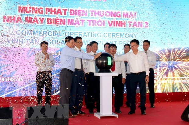 Inauguran una nueva planta fotovoltaica en provincia sureña de Vietnam ảnh 1 Inauguran una nueva planta fotovoltaica en provincia sureña de Vietnam ảnh 1