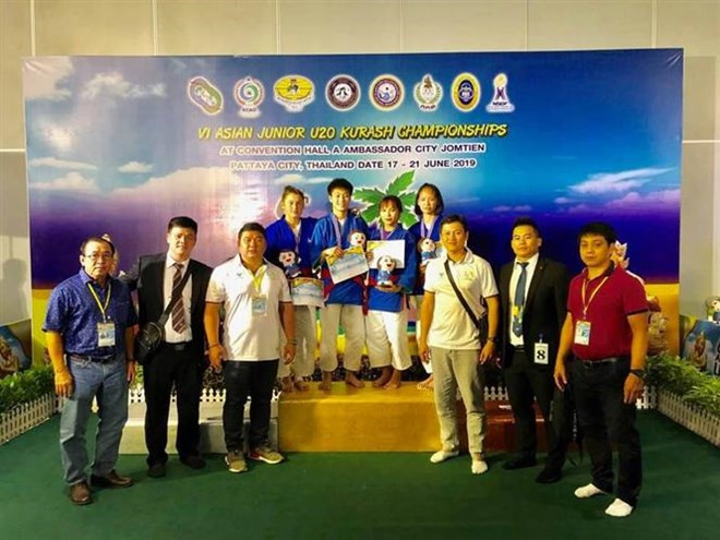 Obtiene Vietnam dos medallas de oro en Campeonato Juvenil Asiático de Kurash ảnh 1 Obtiene Vietnam dos medallas de oro en Campeonato Juvenil Asiático de Kurash ảnh 1