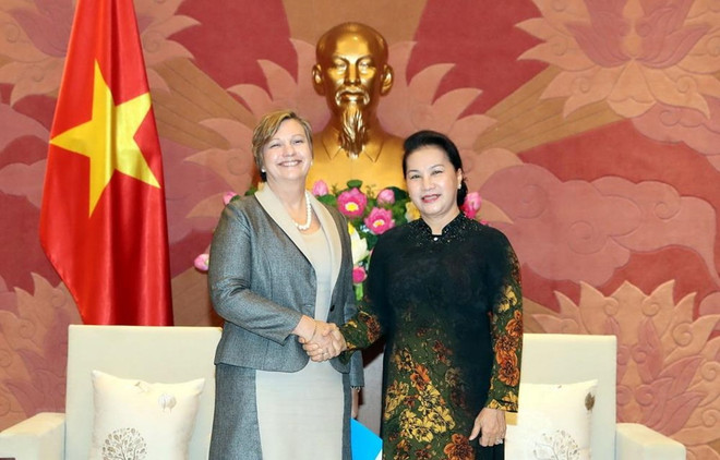Presidenta parlamentaria elogia apoyo de UNICEF a protección infantil en Vietnam ảnh 1 Presidenta parlamentaria elogia apoyo de UNICEF a protección infantil en Vietnam ảnh 1