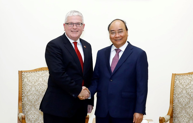 Premier elogia contribuciones del embajador de Australia a Vietnam ảnh 1 Premier elogia contribuciones del embajador de Australia a Vietnam ảnh 1