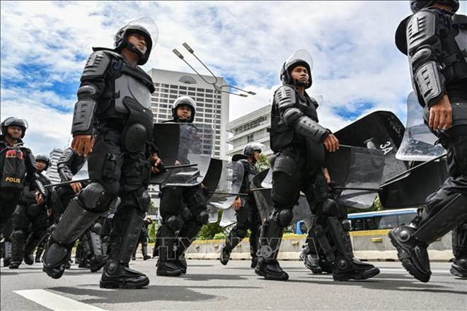 Movilizan en Indonesia 47 mil policías ante el anuncio del resultado de apelación electoral ảnh 1 Movilizan en Indonesia 47 mil policías ante el anuncio del resultado de apelación electoral ảnh 1