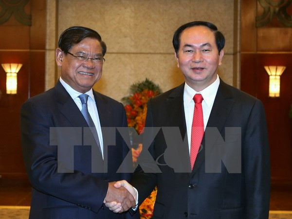 Presidente vietnamita recibe a vicepremier camboyano ảnh 1