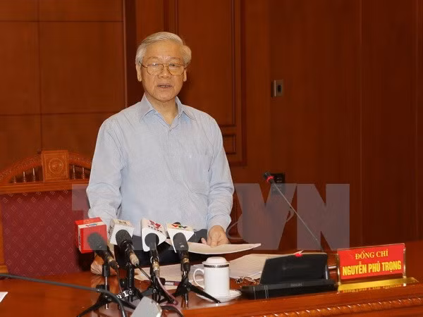 Secretario general del PCV preside reunión sobre lucha anticorrupción ảnh 1
