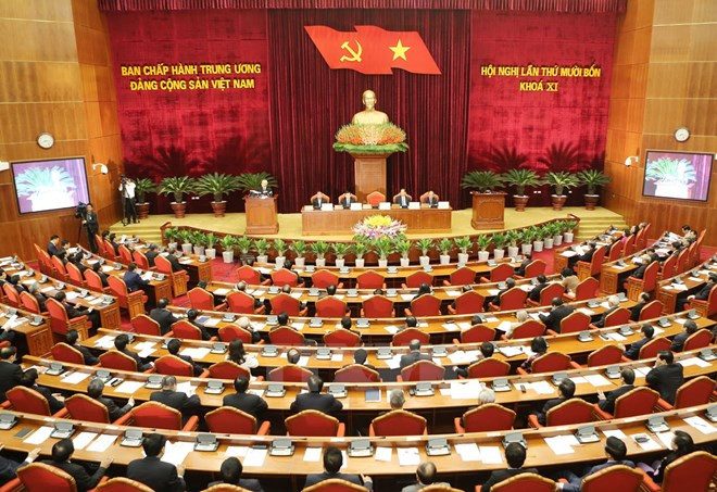 Pleno del Comité Central del PCV sigue debates sobre asunto del personal ảnh 1 Pleno del Comité Central del PCV sigue debates sobre asunto del personal ảnh 1