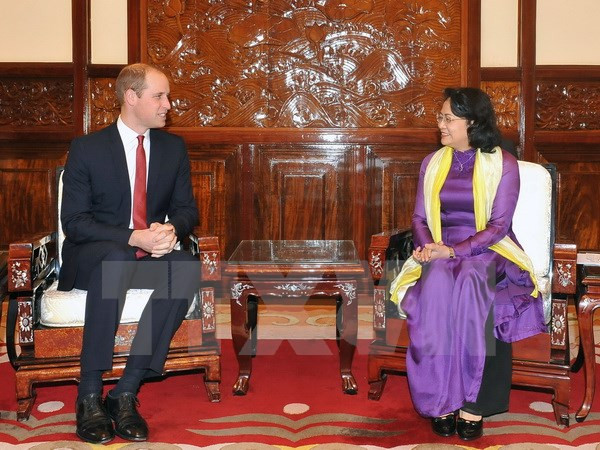 Reino Unido es socio importante de Vietnam, dice vicepresidenta ảnh 1 Reino Unido es socio importante de Vietnam, dice vicepresidenta ảnh 1