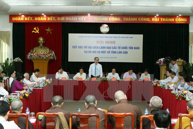  Funcionarios de FPV se reúnen con dignatarios religiosos ảnh 1