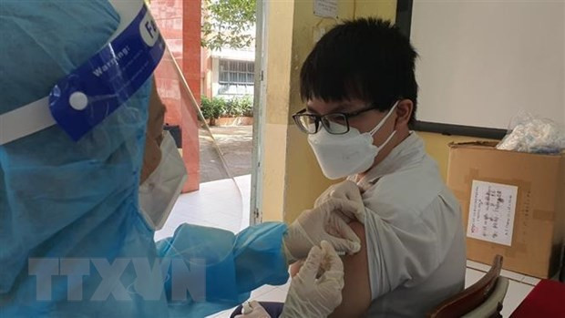 Provincia survietnamita inicia vacunación contra el COVID-19 para niños ảnh 1 Provincia survietnamita inicia vacunación contra el COVID-19 para niños ảnh 1
