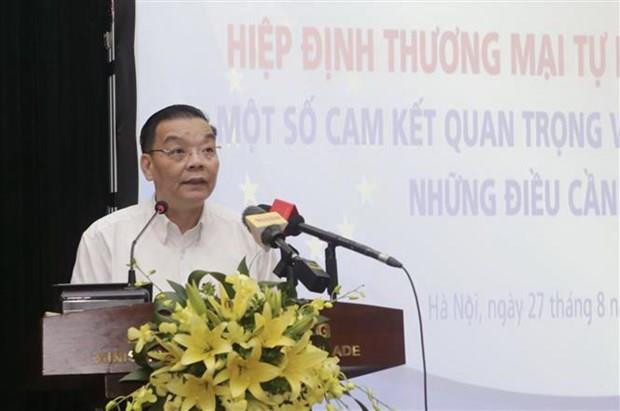 Tratan en Vietnam compromisos de la propiedad intelectual del TLC con la UE ảnh 1 Tratan en Vietnam compromisos de la propiedad intelectual del TLC con la UE ảnh 1