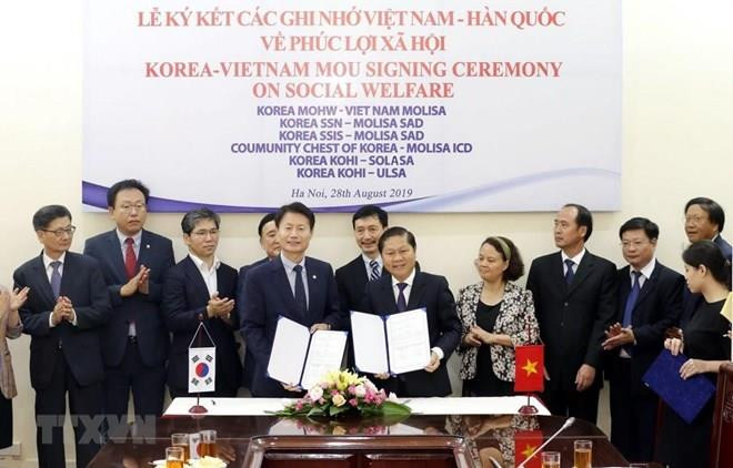 Vietnam y Corea del Sur refuerzan colaboración en bienestar social ảnh 1 Vietnam y Corea del Sur refuerzan colaboración en bienestar social ảnh 1