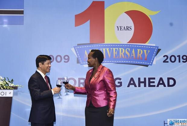 Conmemoran Vietnam y Botsuana X aniversario del establecimiento de las relaciones diplomáticas ảnh 1 Conmemoran Vietnam y Botsuana X aniversario del establecimiento de las relaciones diplomáticas ảnh 1