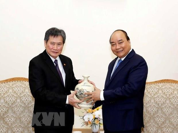 Premier vietnamita recibe al secretario general de ASEAN ảnh 1 Premier vietnamita recibe al secretario general de ASEAN ảnh 1