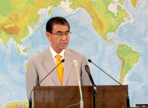 Canciller japonés aboga por respetar las leyes en el Mar del Este ảnh 1