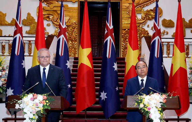 Emiten Vietnam y Australia declaración conjunta ảnh 1 Emiten Vietnam y Australia declaración conjunta ảnh 1