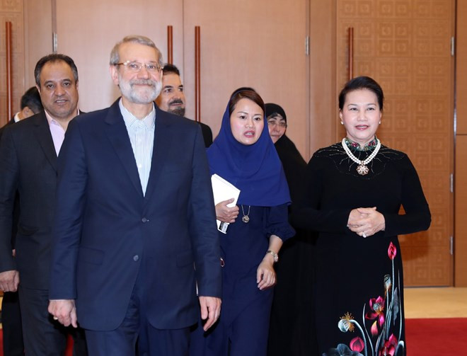 Presidente del parlamento iraní finaliza visita a Vietnam ảnh 1 Presidente del parlamento iraní finaliza visita a Vietnam ảnh 1