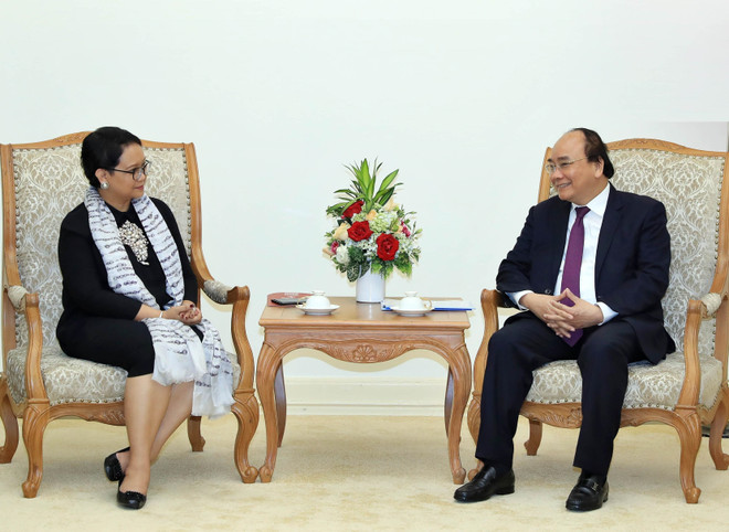 Premier de Vietnam confía en meta de 10 mil millones de dólares de intercambio comercial con Indonesia ảnh 1 Premier de Vietnam confía en meta de 10 mil millones de dólares de intercambio comercial con Indonesia ảnh 1