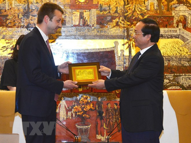 Hanoi y ciudad griega de Édessa por promover cooperación ảnh 1 Hanoi y ciudad griega de Édessa por promover cooperación ảnh 1