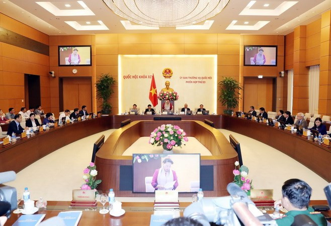 Inician reunión 23 del Comité Permanente del Parlamento de Vietnam ảnh 1 Inician reunión 23 del Comité Permanente del Parlamento de Vietnam ảnh 1