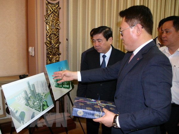 Grupo sudcoreano iniciará proyecto de zona residencial inteligente en Ciudad Ho Chi Minh ảnh 1 Grupo sudcoreano iniciará proyecto de zona residencial inteligente en Ciudad Ho Chi Minh ảnh 1