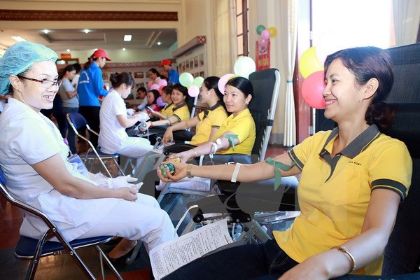Localidades vietnamitas responden a campaña de donación de sangre ảnh 1