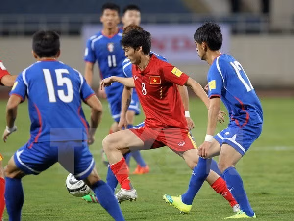  Vietnam aplasta sin piedad a Macao en eliminatoria de Copa Asiática ảnh 1