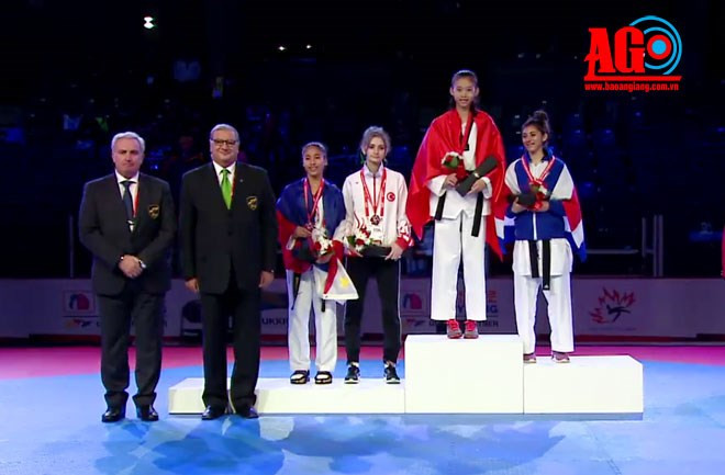 Vietnam gana medalla de oro en campeonato mundial de taekwondo ảnh 1 Vietnam gana medalla de oro en campeonato mundial de taekwondo ảnh 1