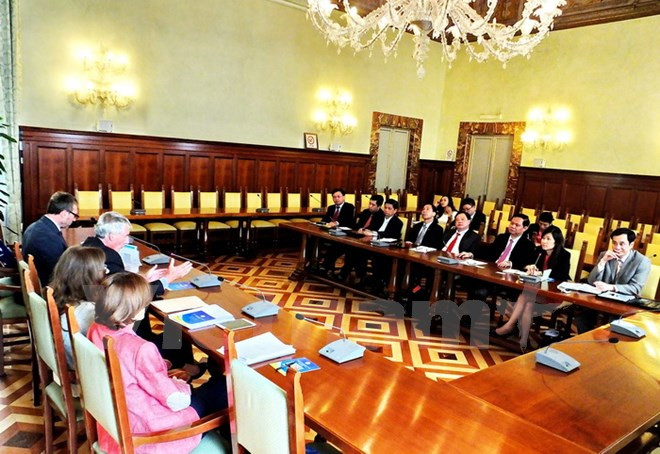 Comparten Vietnam e Italia experiencias en inspección gubernamental ảnh 1  Comparten Vietnam e Italia experiencias en inspección gubernamental ảnh 1