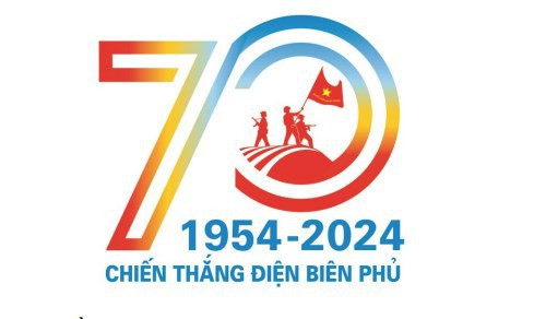 Logotipo oficial para el 70º aniversario de la victoria de Dien Bien Phu ảnh 1 Logotipo oficial para el 70º aniversario de la victoria de Dien Bien Phu ảnh 1