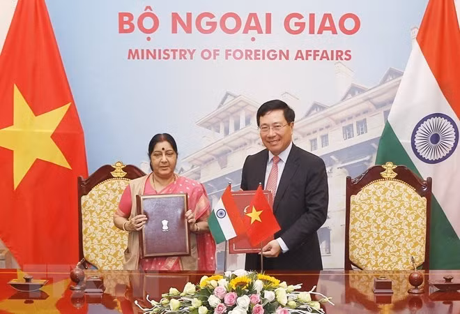 Efectúan en Hanoi reunión del Comité mixto Vietnam-la India ảnh 1