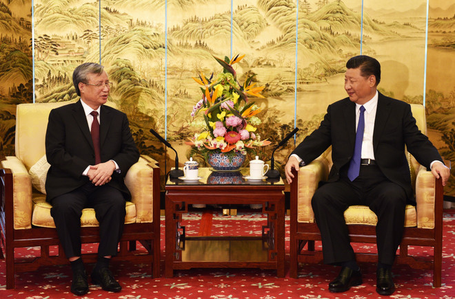 Dirigente partidista de Vietnam se reúne con Xi Jinping ảnh 1 Dirigente partidista de Vietnam se reúne con Xi Jinping ảnh 1
