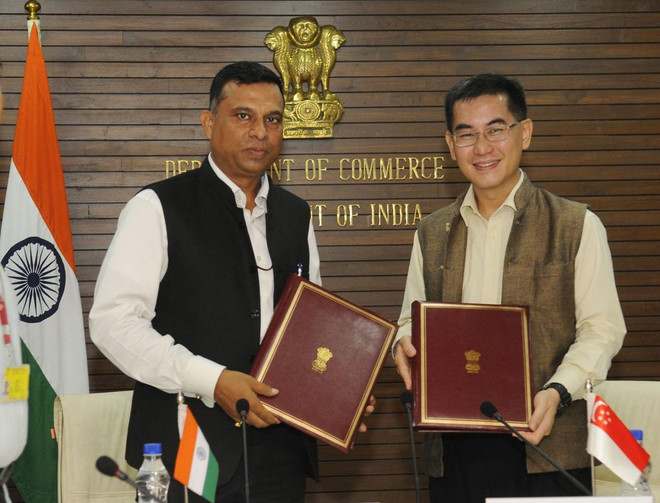 India y Singapur firman segundo protocolo de modificación de acuerdo de cooperación económica ảnh 1 India y Singapur firman segundo protocolo de modificación de acuerdo de cooperación económica ảnh 1