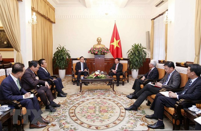 Vicepremier vietnamita destaca el desarrollo de asociación de cooperación estratégica con Corea del Sur ảnh 1 Vicepremier vietnamita destaca el desarrollo de asociación de cooperación estratégica con Corea del Sur ảnh 1