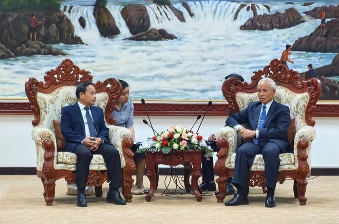 Periódico Nhan Dan de Vietnam despliega amplia agenda en Laos ảnh 1