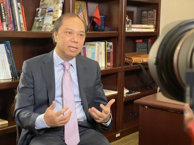 Embajador: 2023 marca avances en relaciones Vietnam-Estados Unidos ảnh 1 Embajador: 2023 marca avances en relaciones Vietnam-Estados Unidos ảnh 1