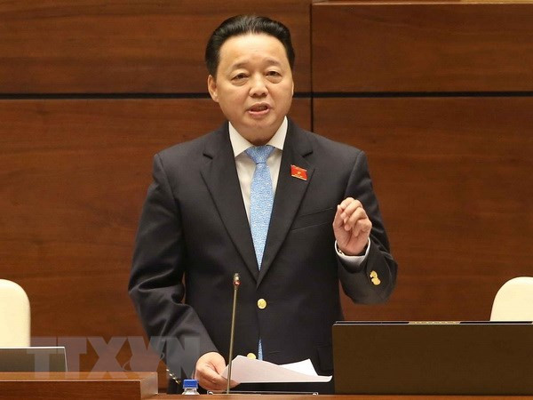 Parlamentarios vietnamitas satisfechos con interpelación del ministro de Recursos Humanos y Medio Ambiente ảnh 1