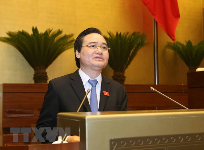 Ministro de Educación y Formación de Vietnam comparecerá ante el Parlamento ảnh 1