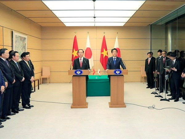 Presidente de Vietnam concluye visita estatal a Japón ảnh 1 Presidente de Vietnam concluye visita estatal a Japón ảnh 1